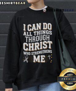 Good Can Do All Things Through Christ Asthma Awareness Sweatshirt design featuring inspirational text and vibrant colors.
