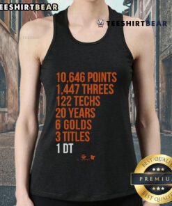 Alt Text: Diana Taurasi GOAT stats tank top featuring her legendary achievements in women's basketball.