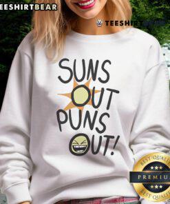 Good Eddsworld Suns Out Puns Out Sweatshirt featuring vibrant graphics perfect for fans of the animated series.