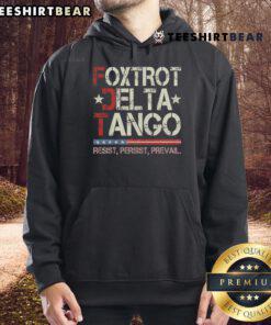Good Foxtrots Delta Tangos hoodie featuring a stylish design, perfect for dance enthusiasts and casual wear lovers.