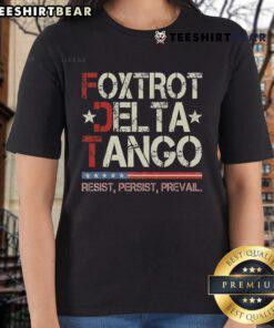 Good Foxtrots Delta Tangos Ladies Tee featuring a stylish design perfect for dance enthusiasts and casual wear.