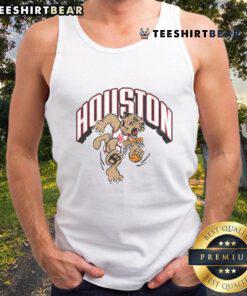 Alt Text: Good Houston Cougars dunking tank top featuring vibrant team colors and logo, perfect for fans and casual wear.