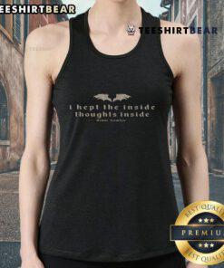 Good I Kept The Inside Thoughts Inside bookish Ridoc Gamlyn tank top displayed on a stylish background.