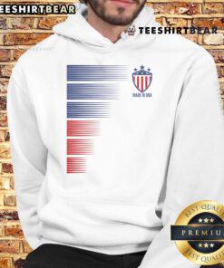 Alt Text: Good Made In USA Soccer Team Flag Hoodie featuring vibrant colors and a stylish design for sports fans.