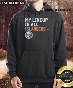 Good New York Islanders My Lineup Hoodie featuring team colors and logo, perfect for fans supporting their NHL team.