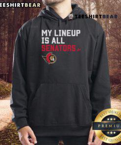 Good Ottawa Senators My Lineup Hoodie featuring team colors and logo, perfect for fans showing their support.