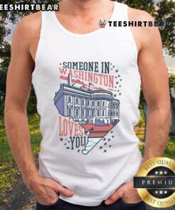 Good Someone In Washington Loves You tank top in a vibrant design, perfect for expressing love and positivity.