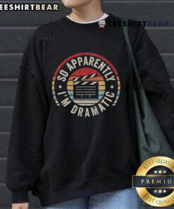 Good Vintage Retro sweatshirt featuring a dramatic actor actress design, perfect for fans of classic cinema and stylish apparel.