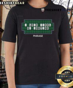 Good Wheel Lovers and Word Game of Fortune Ladies Tee featuring a fun design for game enthusiasts and fashion lovers.