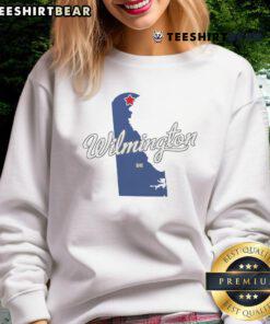 Good Wilmington Delaware DE Map Sweatshirt featuring a stylish design showcasing the city's map and landmarks.