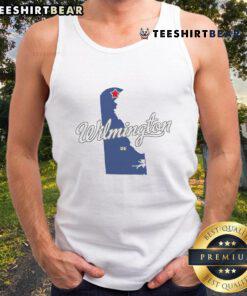 Good Wilmington Delaware DE Map Tank Top showcasing a stylish map design, perfect for local pride and casual wear.