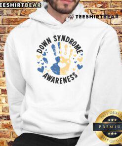 Good World Down Syndrome Day hoodie promoting Down Syndrome awareness with vibrant design and inclusive message.