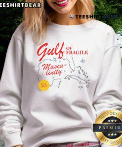 Stylish Gulf of Fragile Masculinity Antitrump sweatshirt featuring a bold design, perfect for expressing individuality.