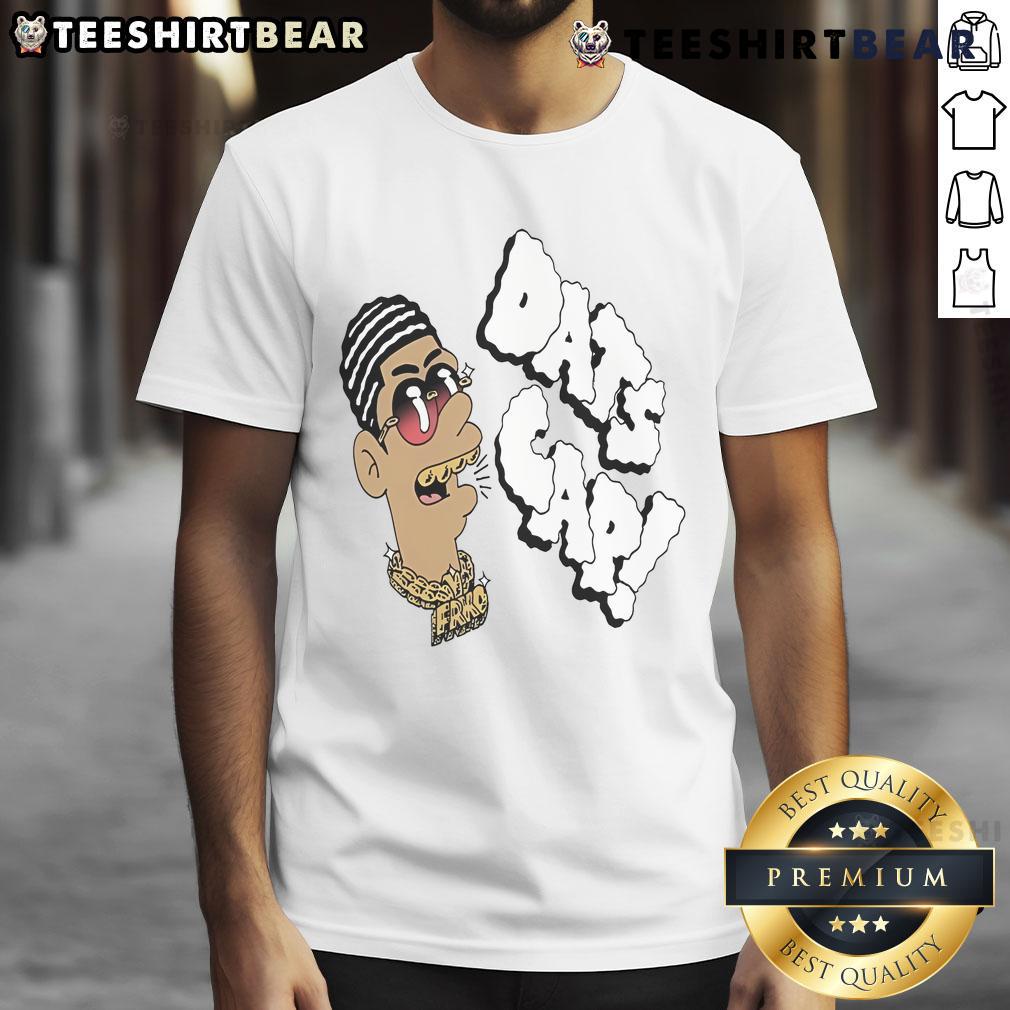 Stylish Nice Dats Cap Frko T-Shirt featuring a vibrant graphic design, perfect for casual wear and street fashion.