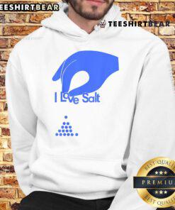 Cozy Nice I Love Salt Hoodie in vibrant colors, perfect for casual wear and expressing your love for salt.