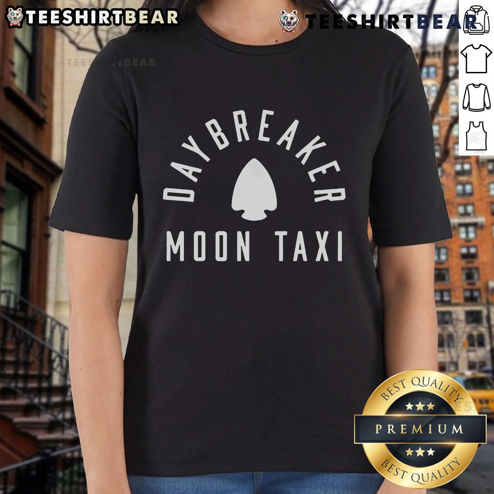Nice Moon Taxi Daybreaker Arrowhead ladies tee featuring a stylish design and vibrant colors, perfect for music fans.