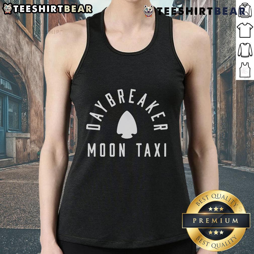 Alt Text: Nice Moon Taxi Daybreaker Arrowhead Tank Top featuring a vibrant design and comfortable fit for summer wear.