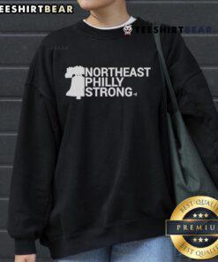 Cozy Nice Northeast Philly Strong Sweatshirt in navy blue, perfect for showcasing local pride and style.