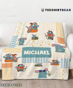 Nice Ratatouille Tutter Mood Patchwork Blanket Fleece Customized Blanket