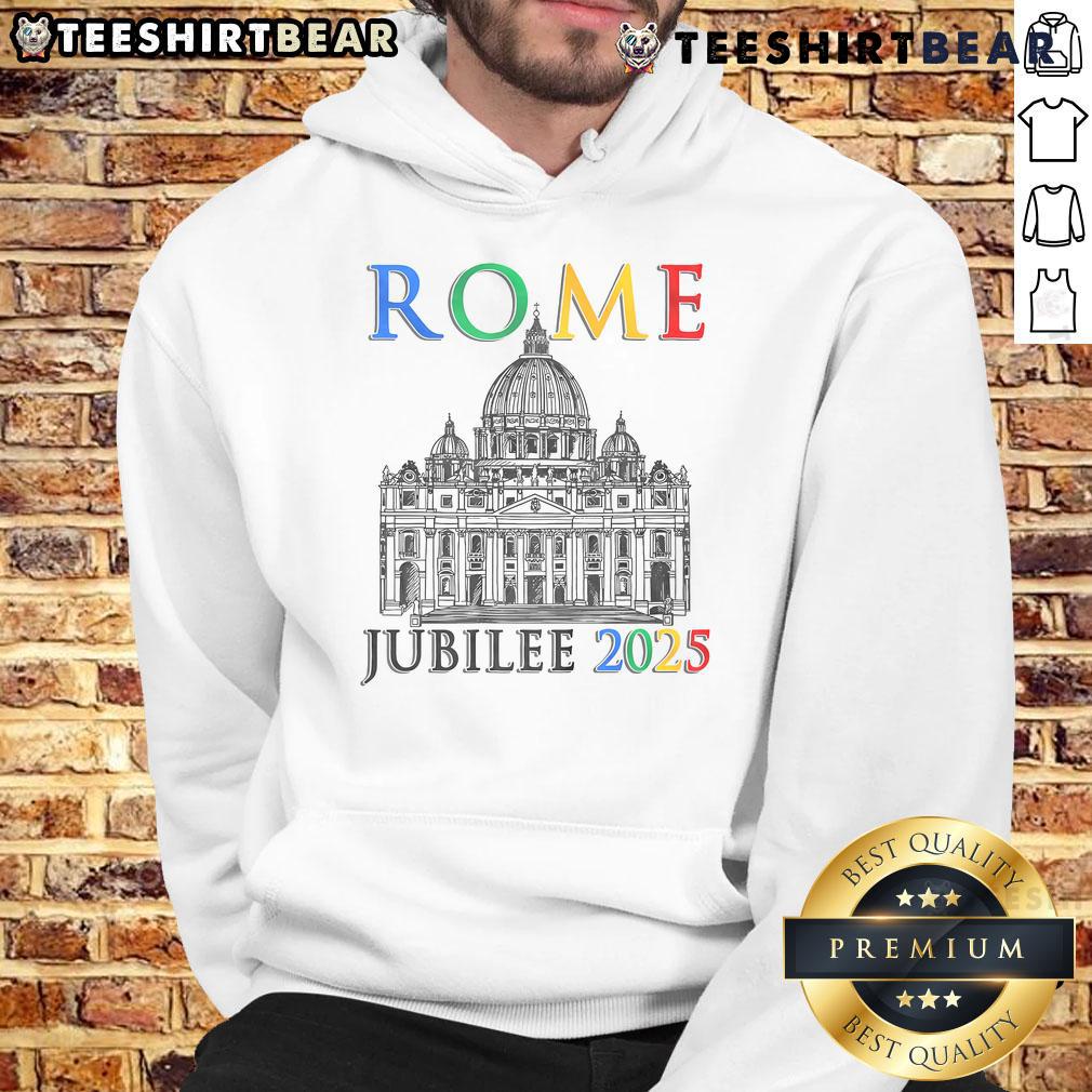 Jubilee Pilgrims of Hope 2025 Vatican V5 hoodie featuring a stylish design, perfect for celebrating faith in Rome.