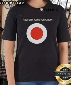 Nice Thievery Corporation Richest Man in Babylon Ladies Tee featuring vibrant graphics and stylish design for women.