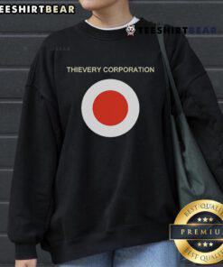 Nice Thievery Corporation Richest Man In Babylon sweatshirt featuring stylish design and comfortable fit for music fans.