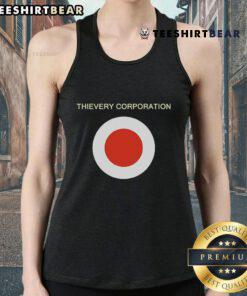 Nice Thievery Corporation 'Richest Man in Babylon' tank top featuring stylish graphic design and vibrant colors.