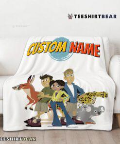 Nice Wild Kratts Characters Blanket Fleece Customized Blanket