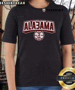 Official ALA3AMA Alabama Basketball NCAA ladies tee featuring team colors and logo, perfect for female fans.