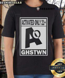 Official Activated Only 21 Ghstwn Ladies Tee in stylish design, perfect for trendy womens casual wear.