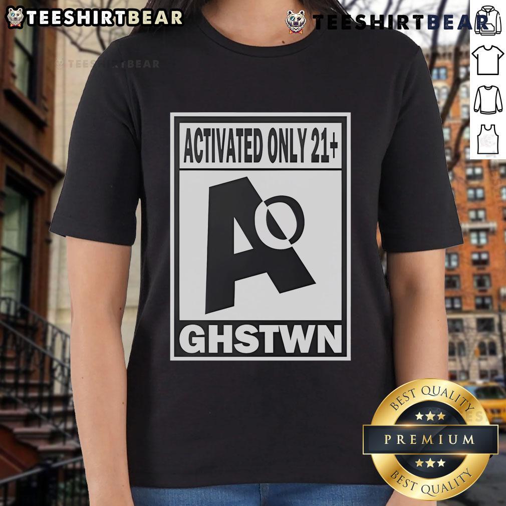 Official Activated Only 21 Ghstwn Ladies Tee in stylish design, perfect for trendy womens casual wear.