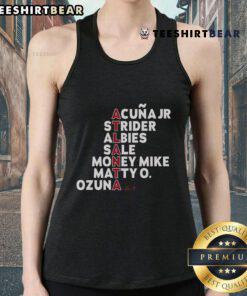 Official Atlanta Baseball MLB Names 2025 Tank Top showcasing team logo and stylish design for fans.