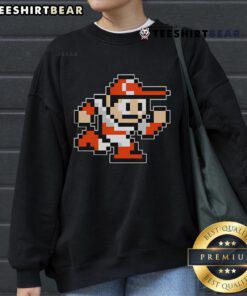 Official Cincy Baseball Mega Man Sweatshirt featuring vibrant graphics and a comfortable fit for fans.