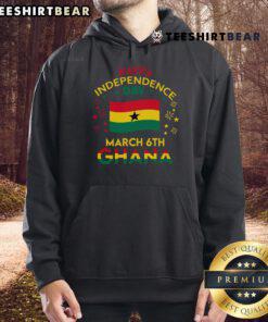 Alt Text: Ghanaian Pride hoodie featuring the Ghana flag, celebrating the 68th Independence Day of Ghana.