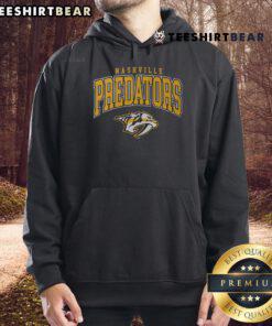 Official Nashville Predators Classic Arched Logo Hoodie showcasing team spirit and style for fans of the NHL.
