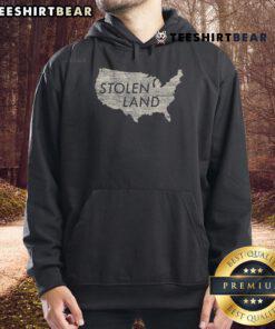 Official Stolen Land Native American Indigenous Hoodie featuring vibrant designs and cultural symbols for proud heritage.