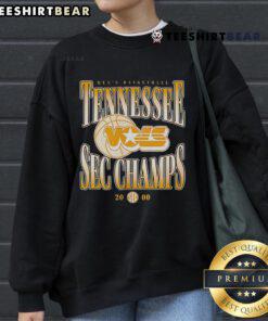 Alt Text: Vintage 2000 Tennessee Volunteers men's basketball SEC champs sweatshirt featuring team colors and logo.