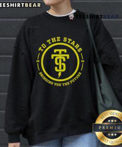Official To The Stars Bringing You The Future Sweatshirt, featuring a sleek design and vibrant colors for a stylish look.