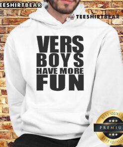 Official Vers Boys Have More Fun Hoodie in vibrant colors, featuring a stylish design perfect for casual wear and street fashion.