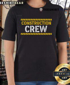 Alt Text: Original Construction Crew Highway Worker Ladies Tee showcasing stylish design for female construction professionals.