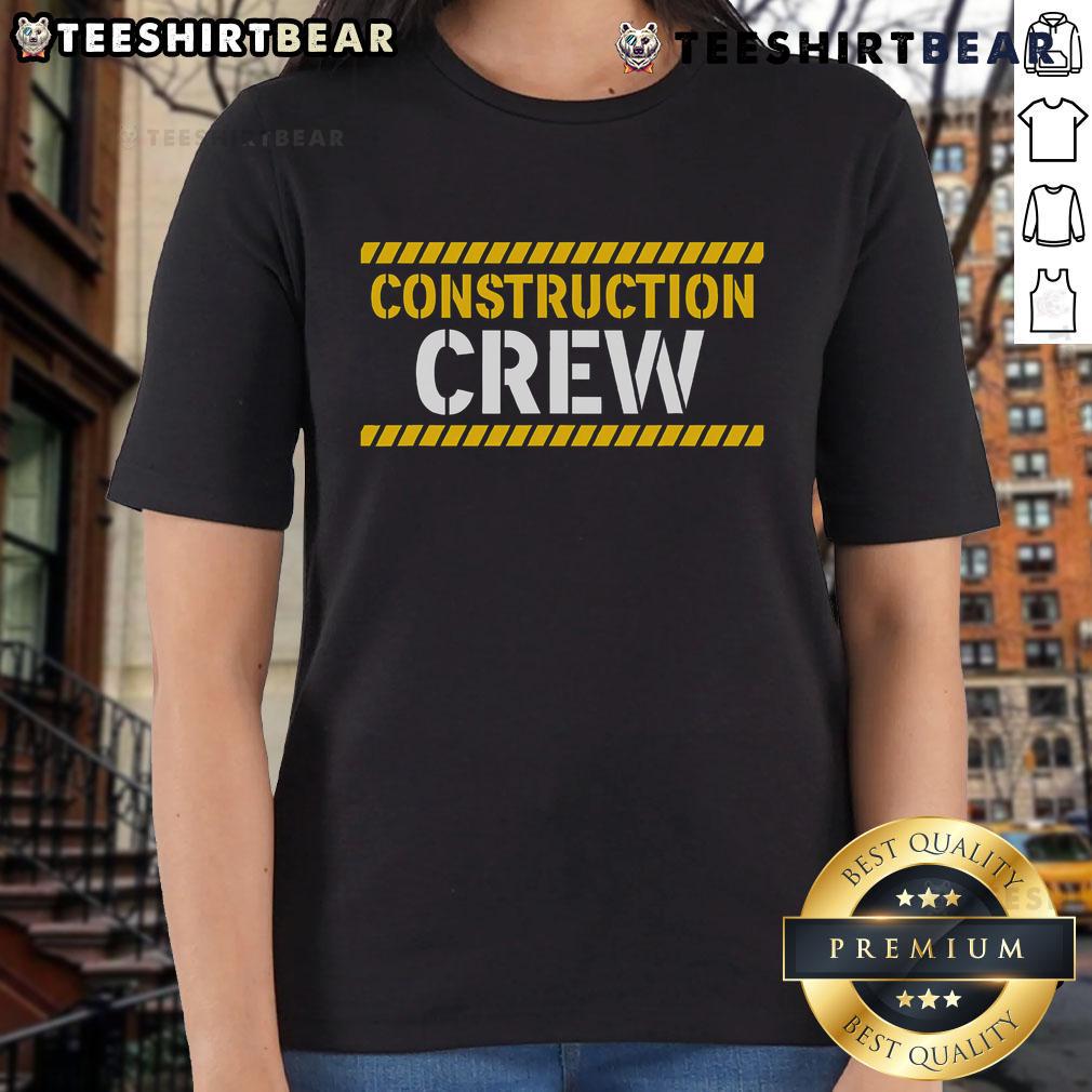 Alt Text: Original Construction Crew Highway Worker Ladies Tee showcasing stylish design for female construction professionals.