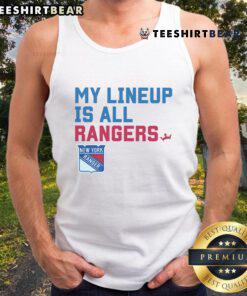 Original New York Rangers My Lineup tank top featuring team colors and logo, perfect for fans and summer wear.