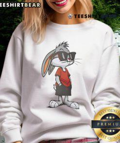 Premium Mythic Bugs Bunny Relaxed Fit Drop Shoulder Sweatshirt featuring iconic cartoon graphics and a cozy design.