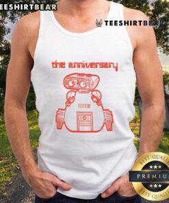 Pretty The Anniversary Dingbot Retro Tank Top in vibrant colors, perfect for casual summer outfits and celebrations.