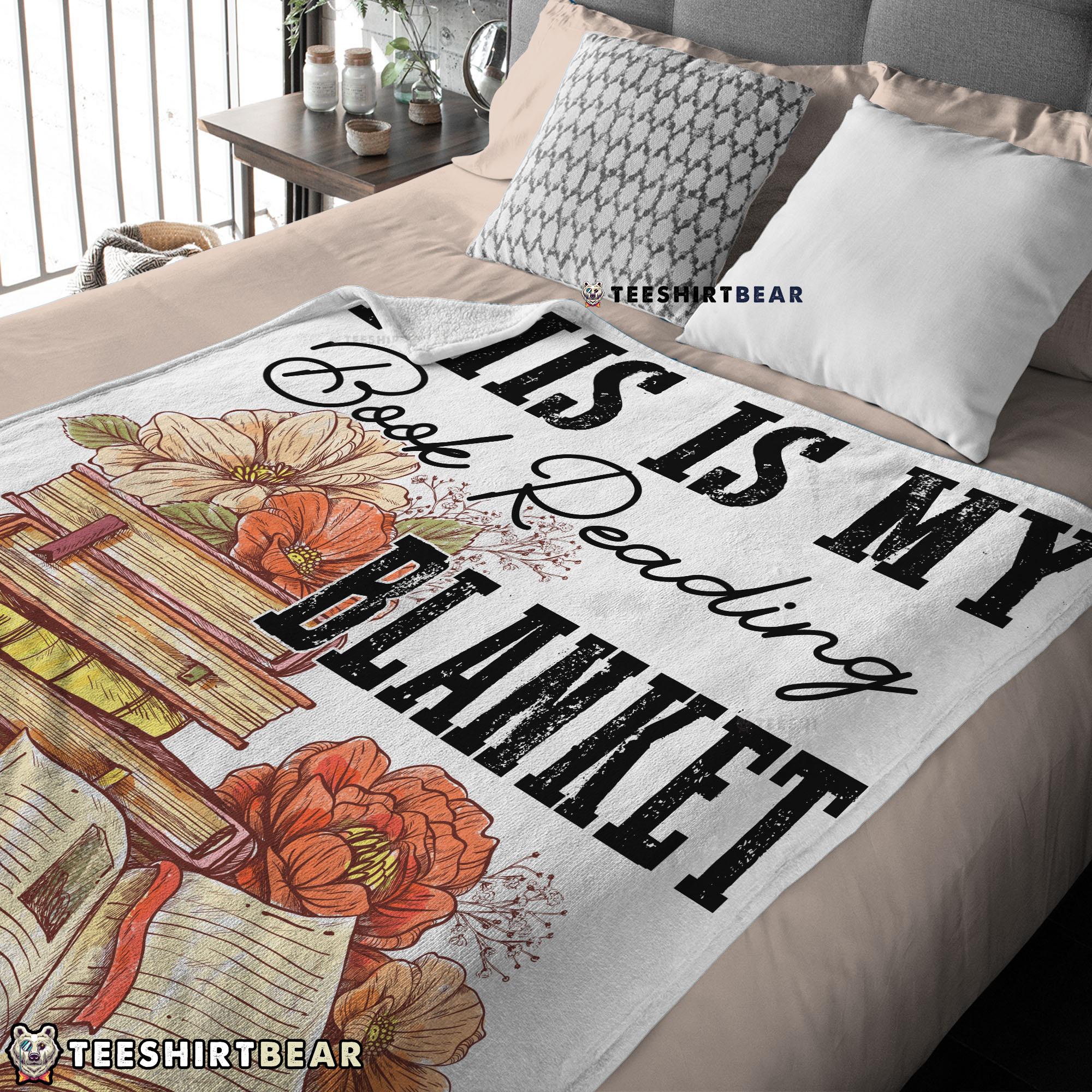 This Is My Book Reading Blanket Fleece Customized Blanket
