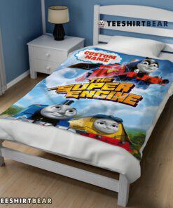 Thomas & Friends The Super Engine Poster Blanket Fleece Customized Blanket