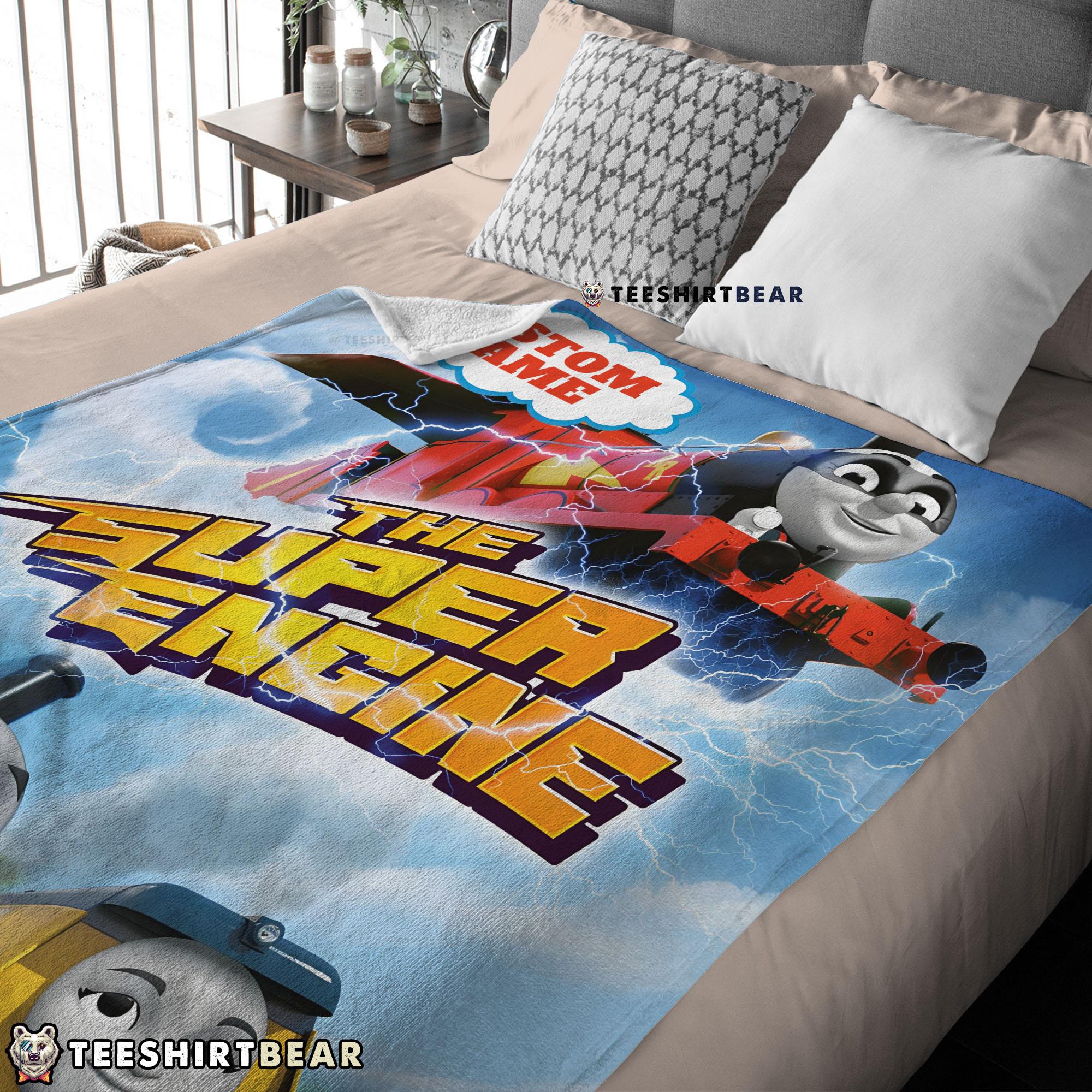 Thomas & Friends The Super Engine Poster Blanket Fleece Customized Blanket