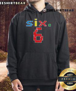 Top sixth birthday hoodie for six-year-olds featuring a vibrant number 6 design, perfect for celebrating turning six.