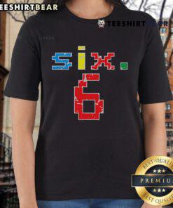 Top 6th Birthday tee for six-year-olds featuring a fun number 6 design for girls celebrating their sixth birthday.