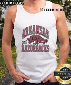 Top Arkansas Home of the Razorbacks Slobbering Hog Tank Top featuring a vibrant design and team spirit for fans.